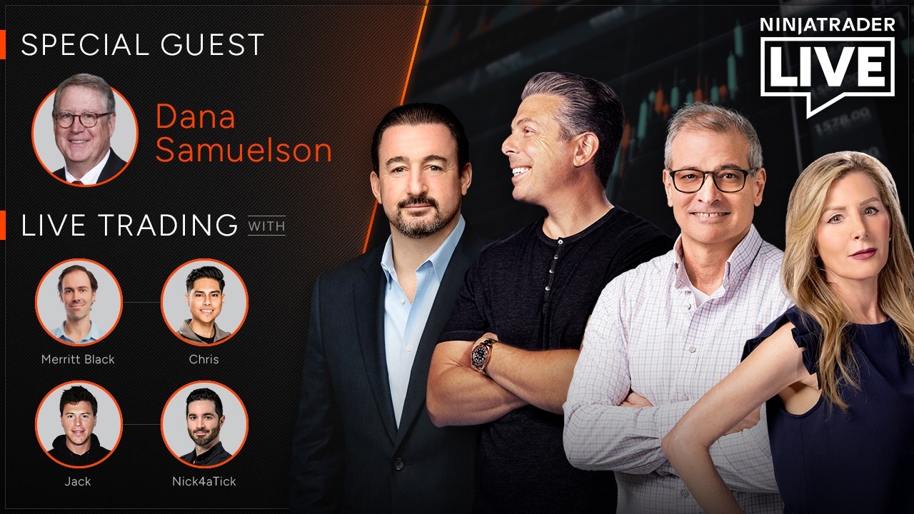 NinjaTrader Live | Trading + Analysis w/ Dana Samuelson, TTrades, Merritt + Chris, Jack + Nick 3/31
