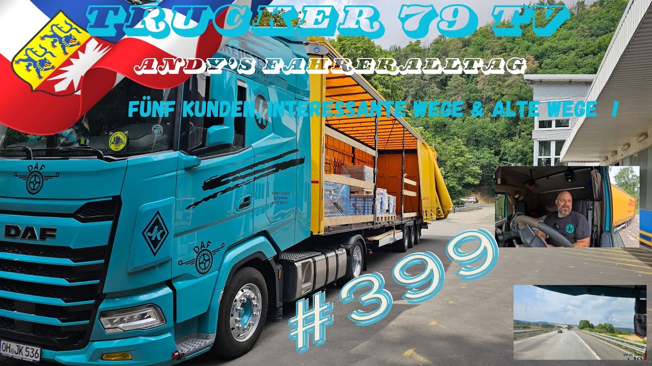 #399 Fünf Kunden, interessante Wege & alte Wege! /Andy's Fahreralltag
