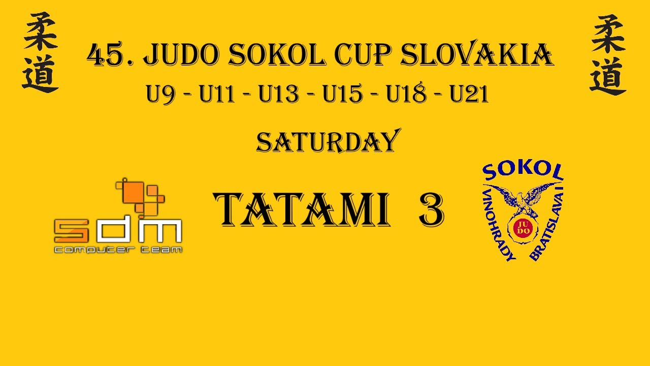 TATAMI 3 - SOKOL JUDO CUP - Bratislava - 28.02.2026