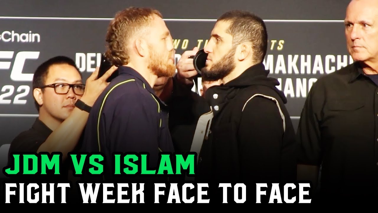 Jack Della Maddalena vs. Islam Makhachev Intense FACE OFF