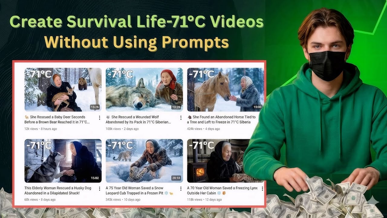 How to Create Survival Life -71°C Videos Without Prompts | Complete Beginner’s Guide
