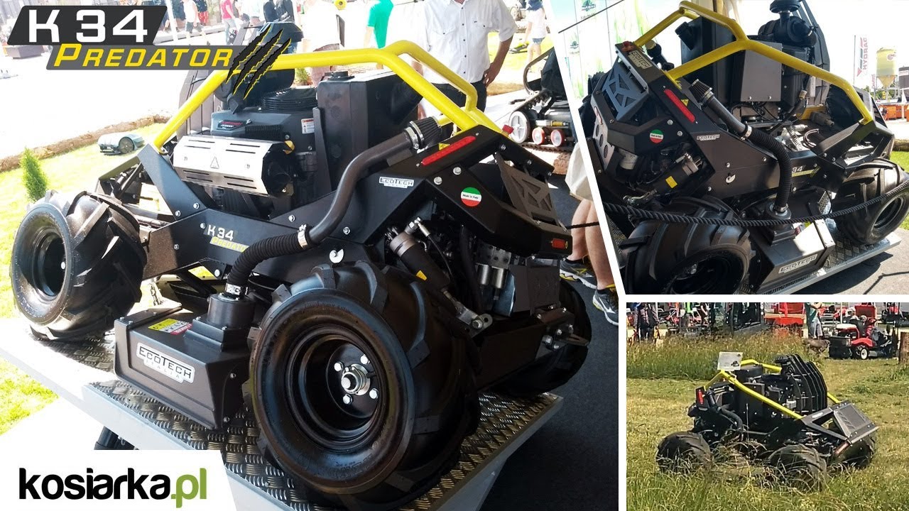 ECOTECH K34 Predator - karczownica na pilota 34KM - 130cm !