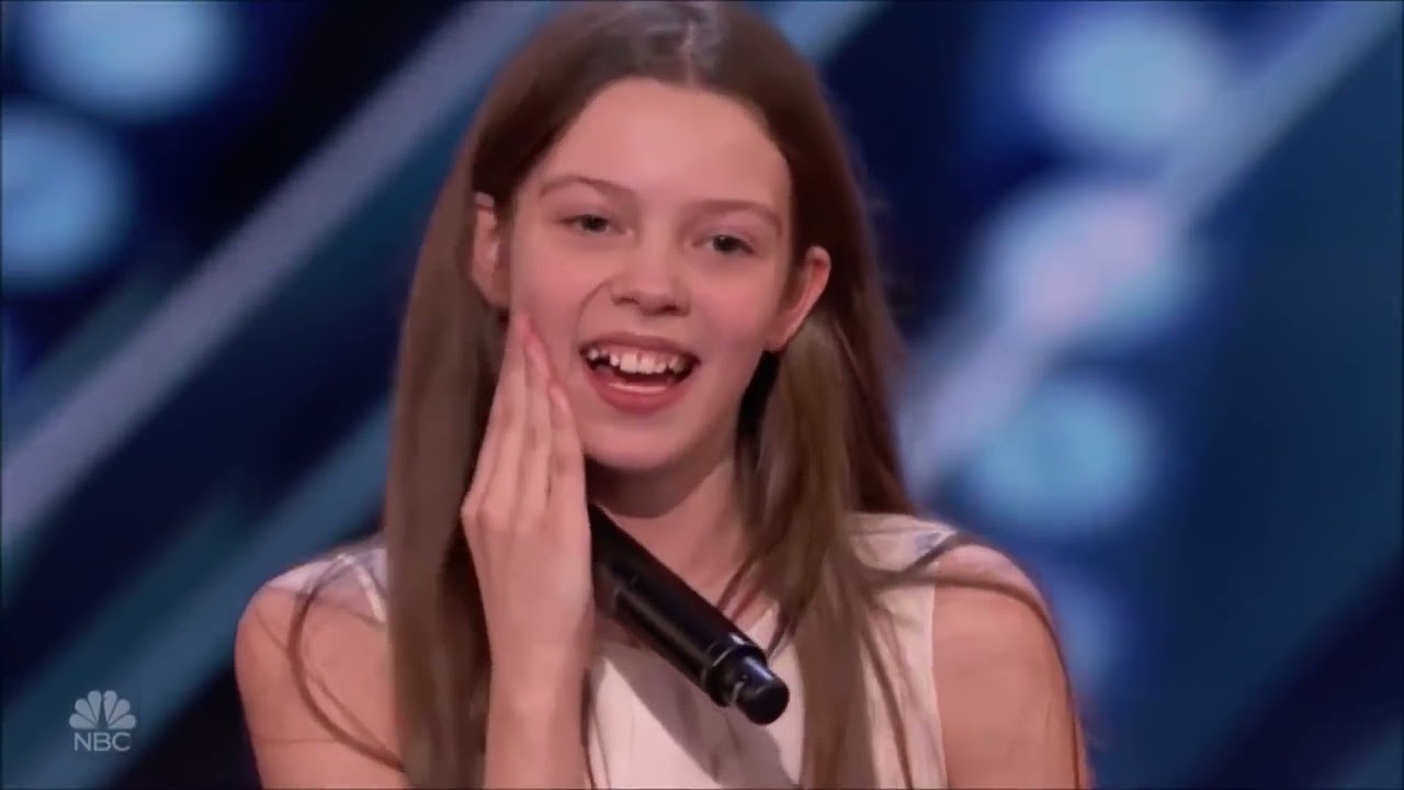 Ni&ntilde;a timida de solo 13 a&ntilde;os sorprende al jurado con una gran voz, VOTON DORADO! american talent