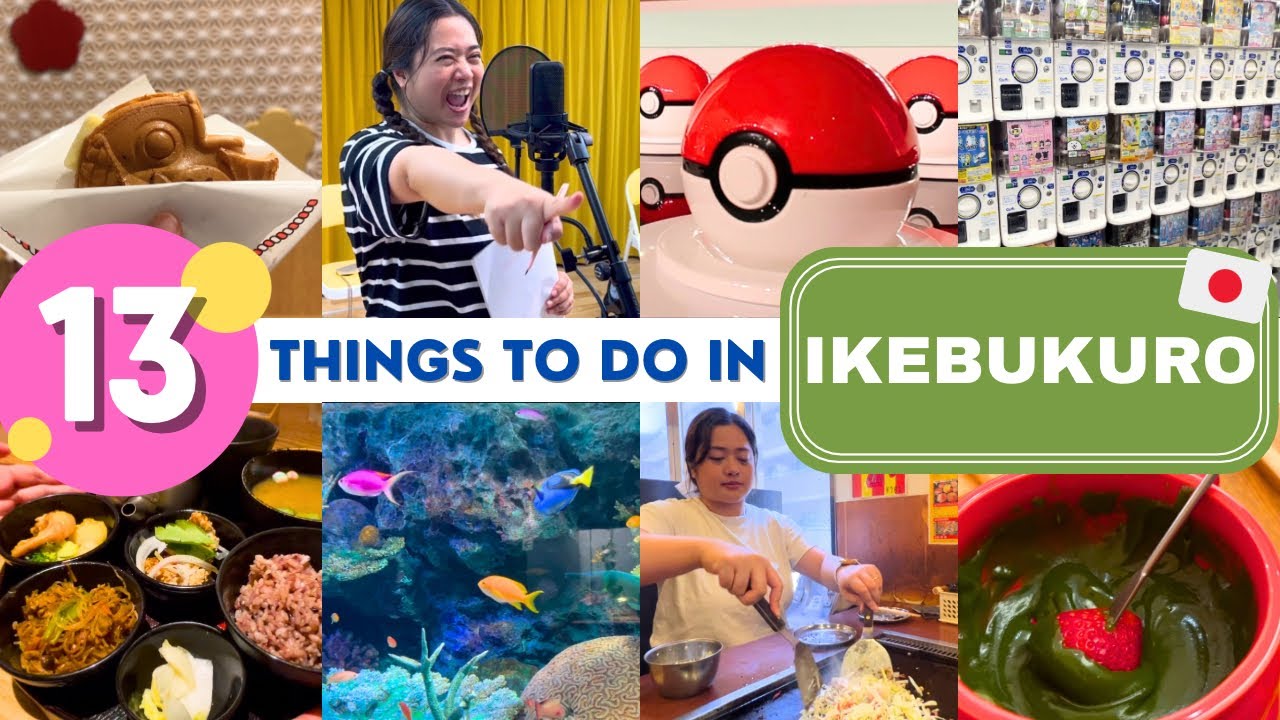 13 things to do in  IKEBUKURO, TOKYO 🦄 (Japan Travel Guide)