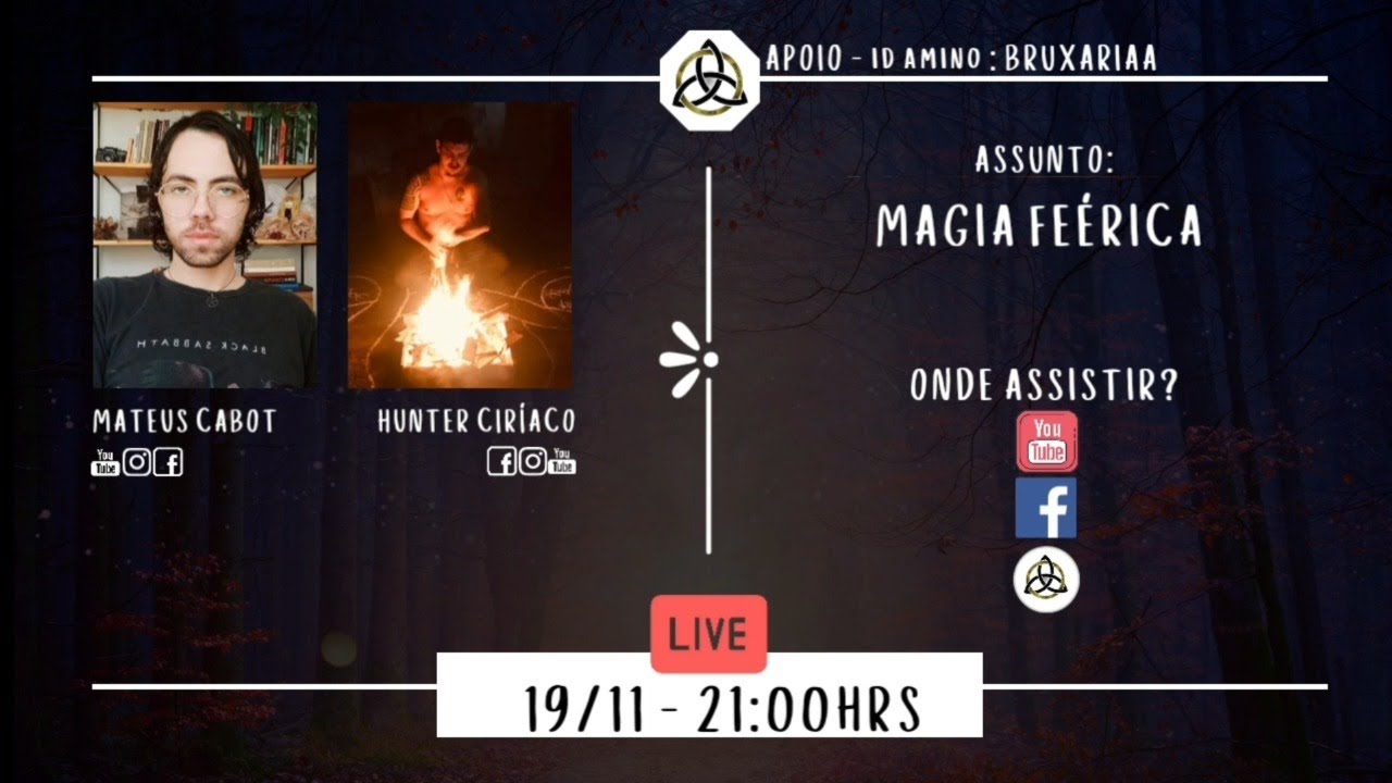#BruxariaA - Magia Fe&eacute;rica, com Mateus Cabot