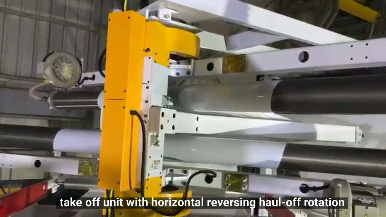 SE3HR-1900-55/65/55 OBC Three Layer Blown Film Line with Semi Automatic Winder
