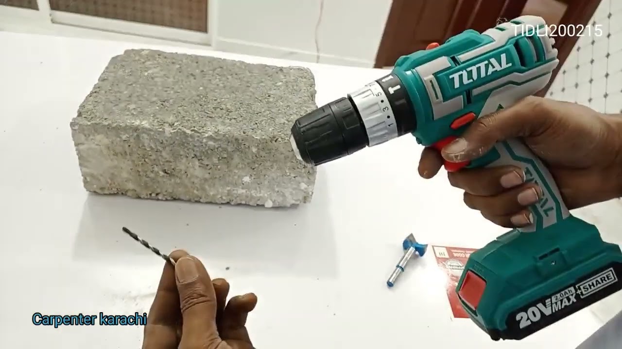 Lithium-Ion impact drill 20V TIDLI200215 TOTAL tools karachi carpenter
