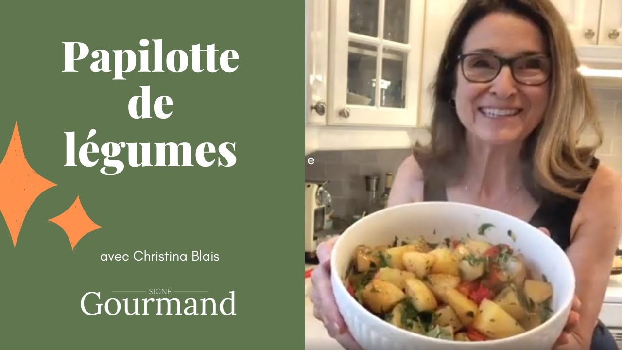 RECETTE DE PAPILLOTES DE LÉGUMES AU BBQ