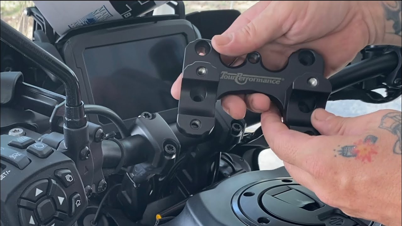 HELIBARS HANDLEBAR RISERS INSTALLATION ON 2022 PAN AMERICA SPECIAL @helibars