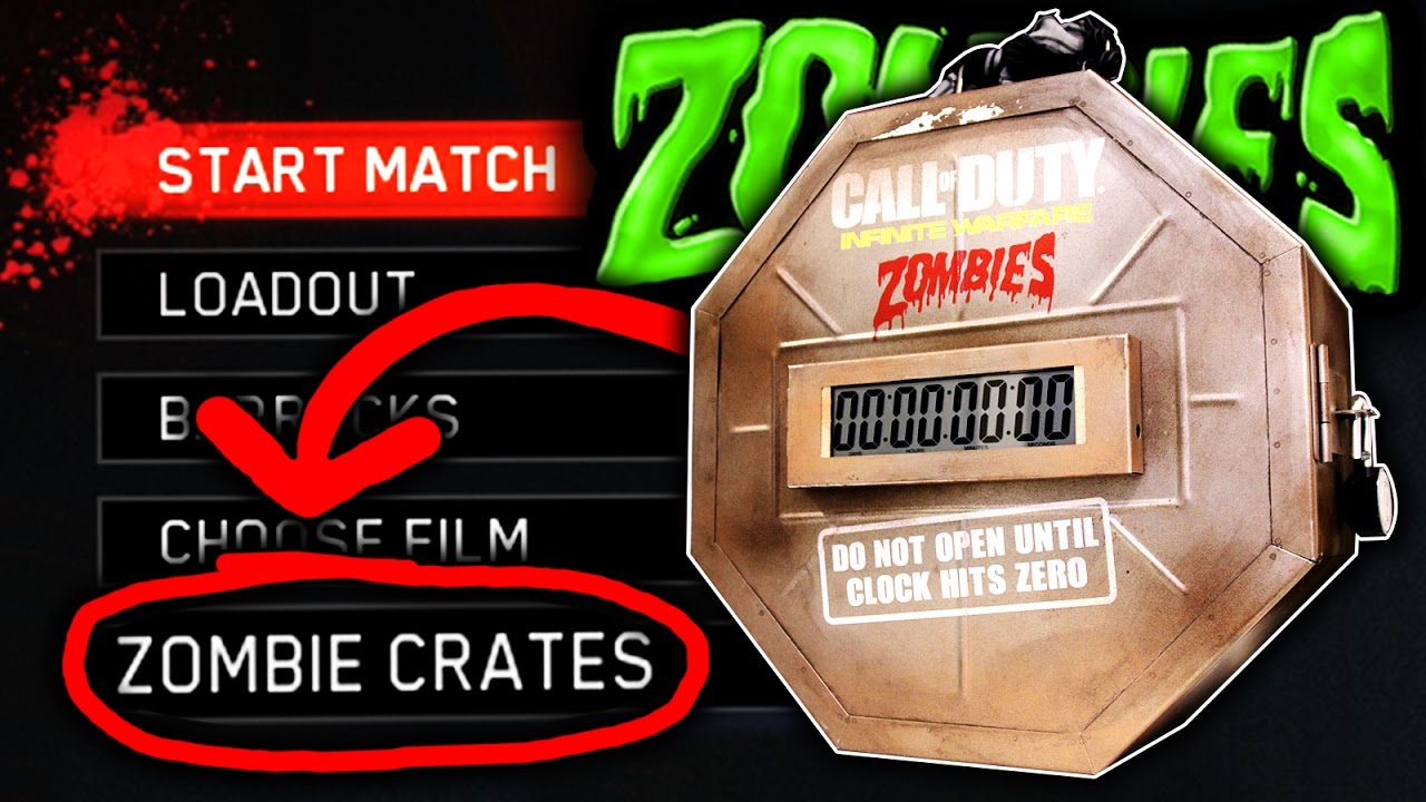 INFINITE WARFARE ZOMBIES HAS SUPPLY DROPS - HERE'S HOW THEY WORK (Zombie Crates Explained)