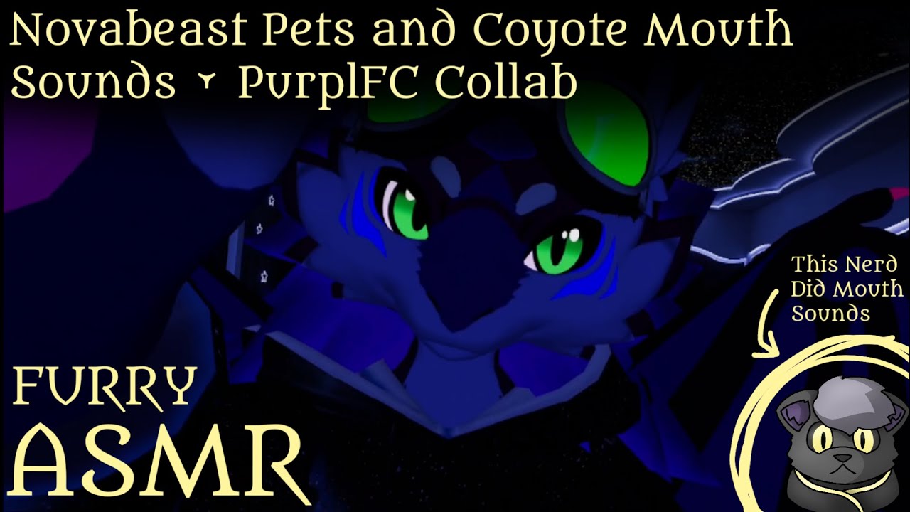 [Furry ASMR] Silly Novabeast Pets you while Coyote noms your ears (Collab with PurplFC!)