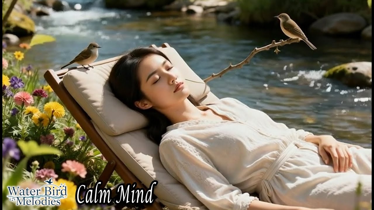 Cozy Morning River Ambience ☕ Relaxing Instrumental Music with Birds