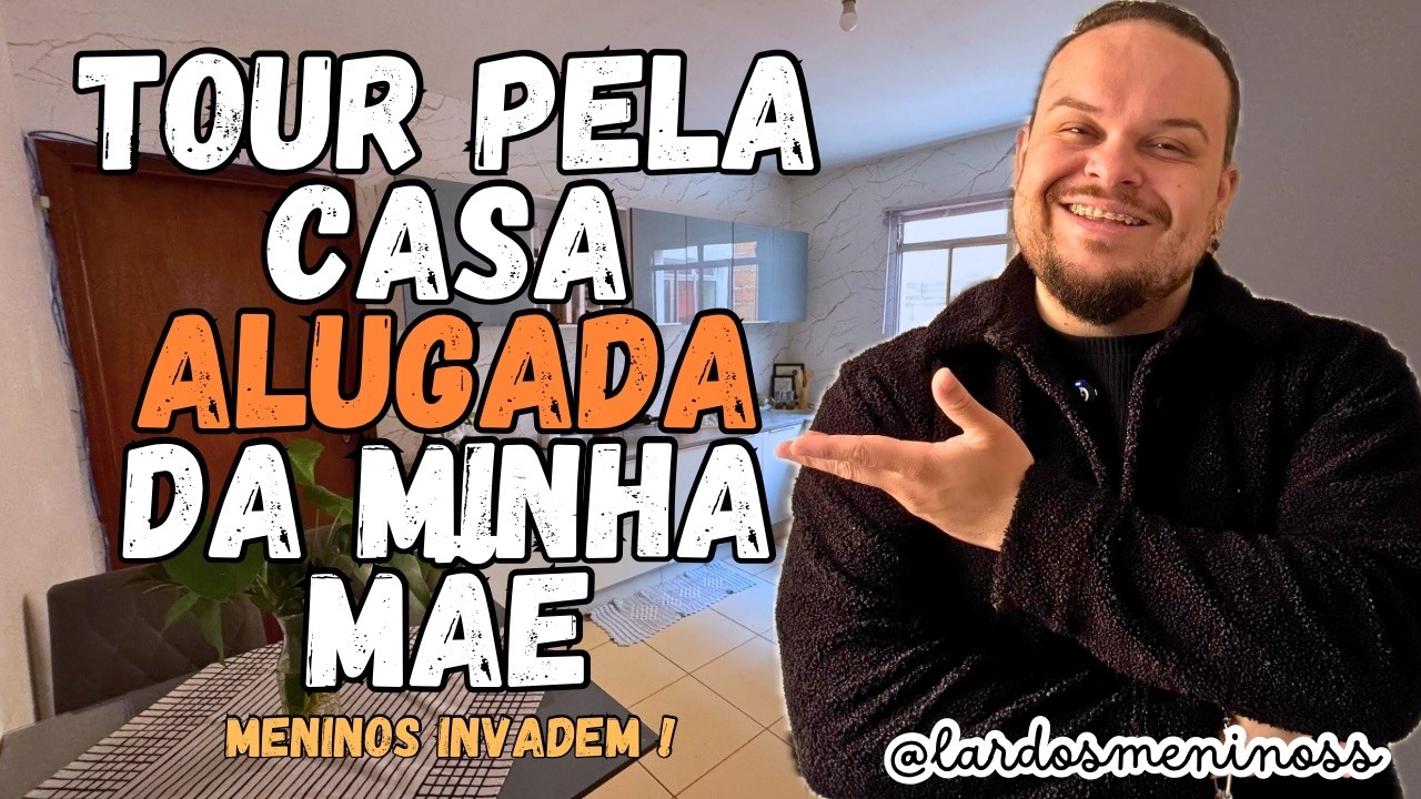 TOUR PELA CASA DA MINHA MÃE ALUGADA |  Tour pela mansão da minha mãe com muito aconchego e carinho.