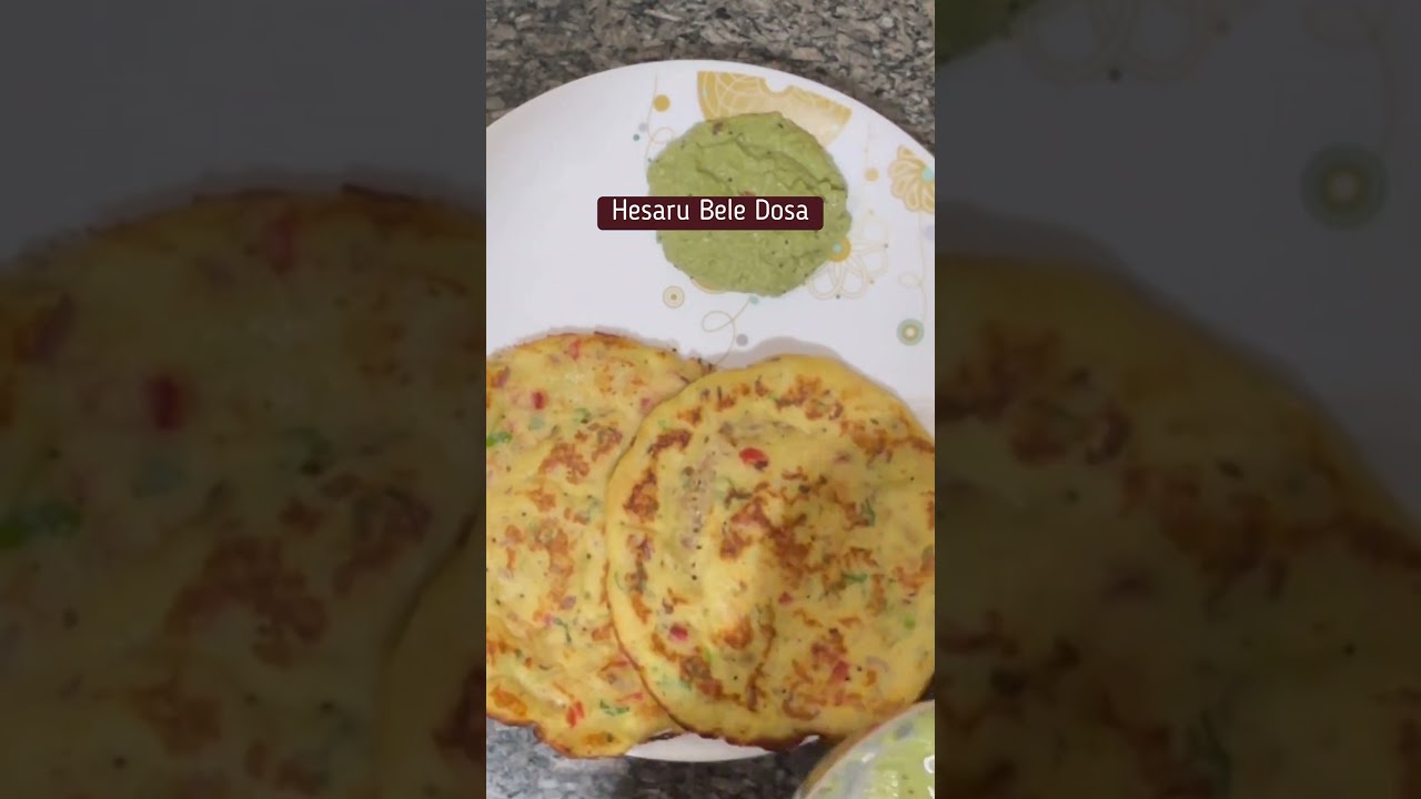Instant Moong Dal Dosa 