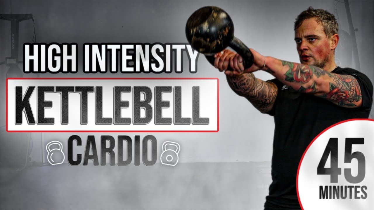 45 Min🔥KILLER High Intensity KETTLEBELL WORKOUT🔥(Full Body HIIT)