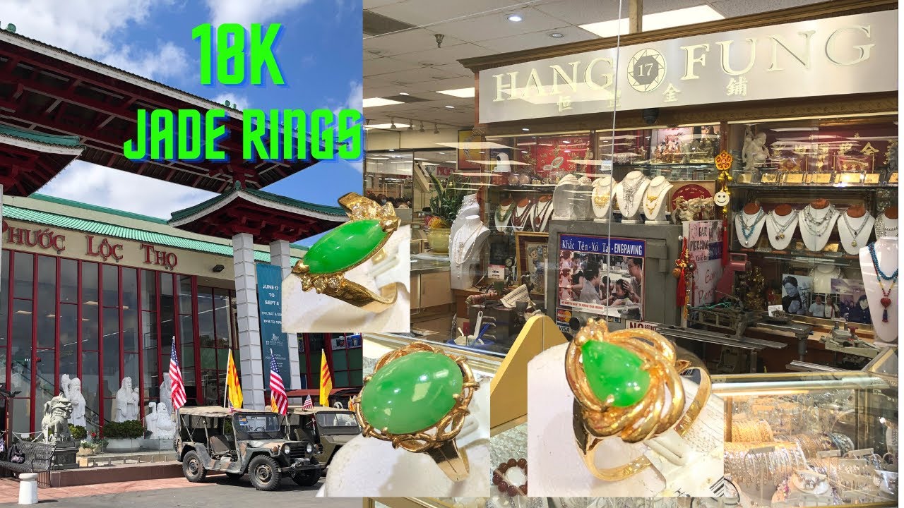 Jade rings. Mua Cẩm Thạch xin mời tới HANG FUNG J@ASIAN GARDEN MALL ,CALI. Nhiều kiểu lựa #silver