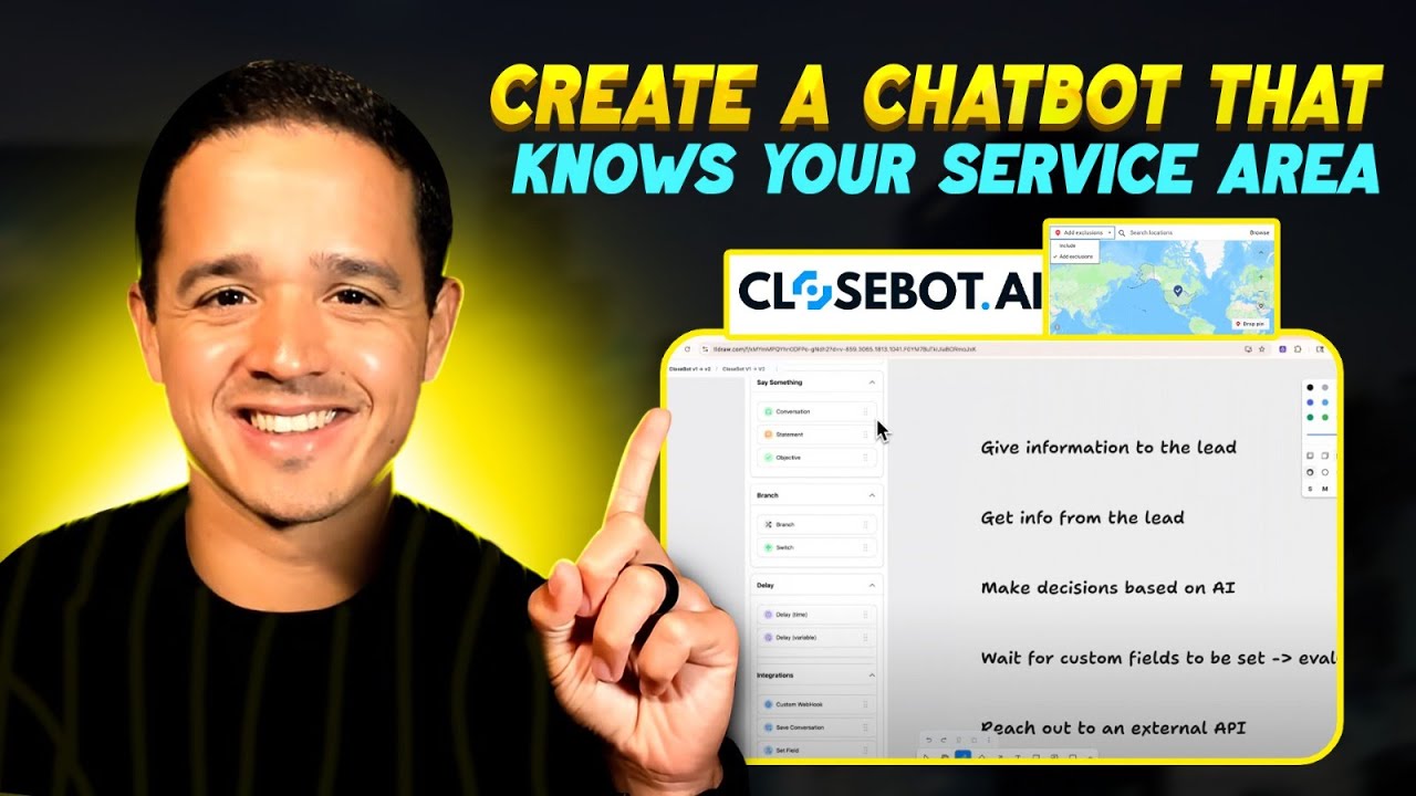 Simple Tricks to Create a Chatbot That KNOWS Your Service Area | Free Template Giveaway