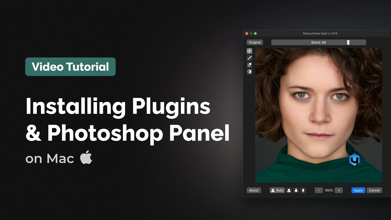 Installing Retouch4me Plugins and Photoshop Panel on Mac