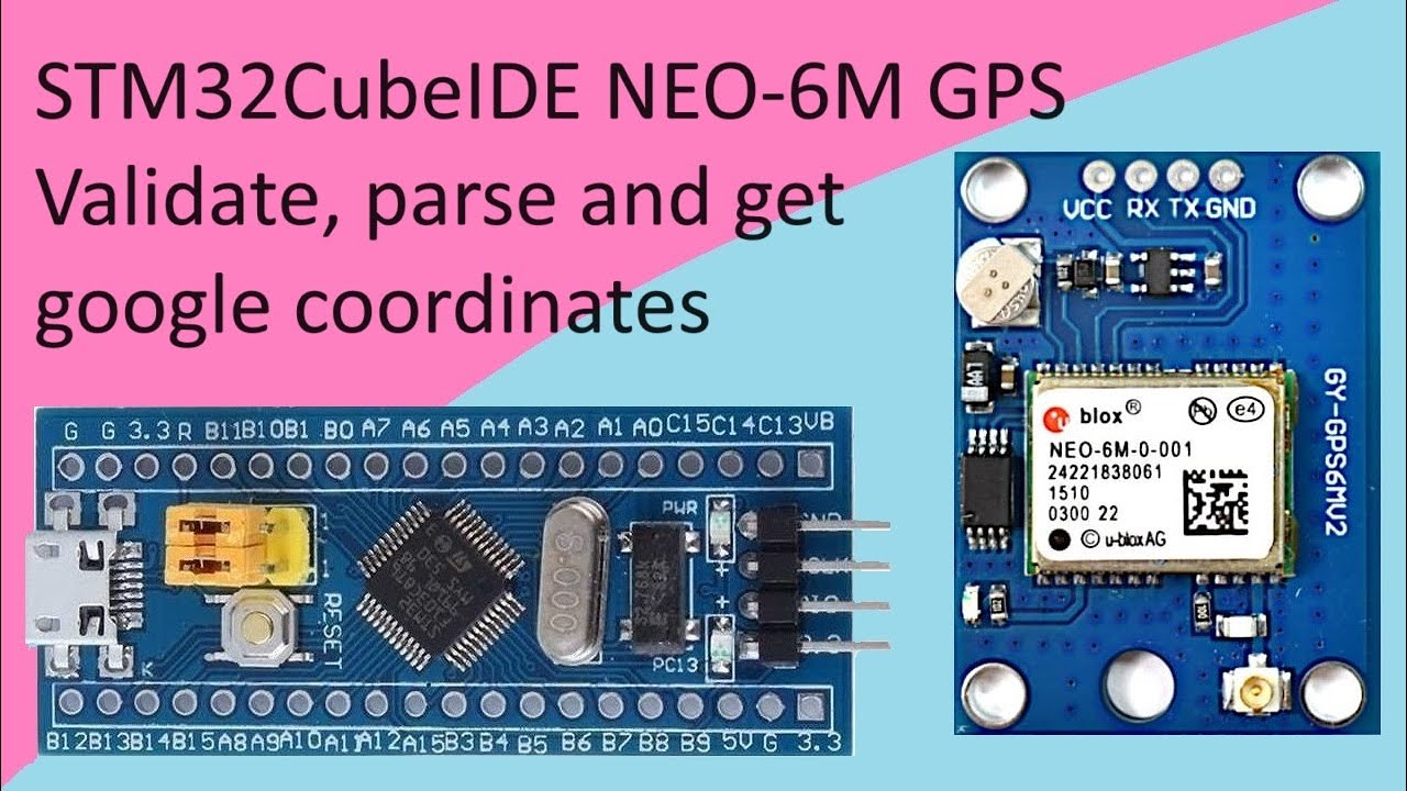 122. STM32CubeIDE NEO-6M GPS с STM32F103C8T6