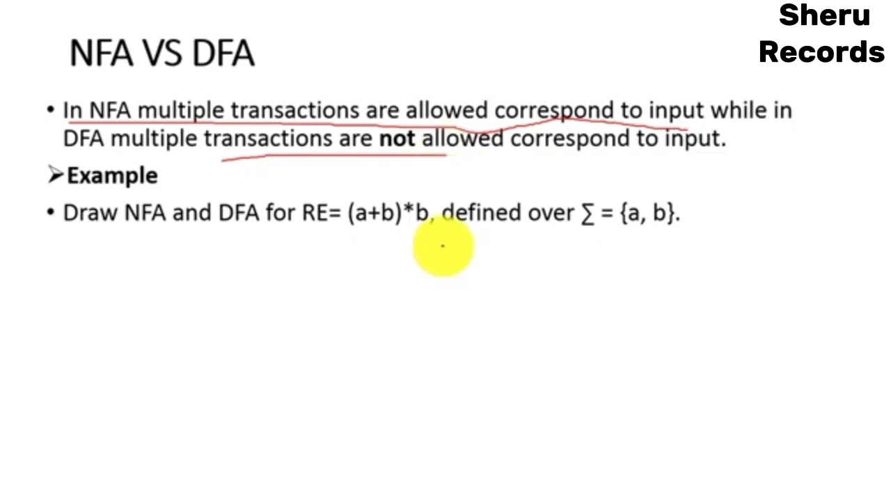 NFA vs DFA with examples | Automata in urdu/hindi