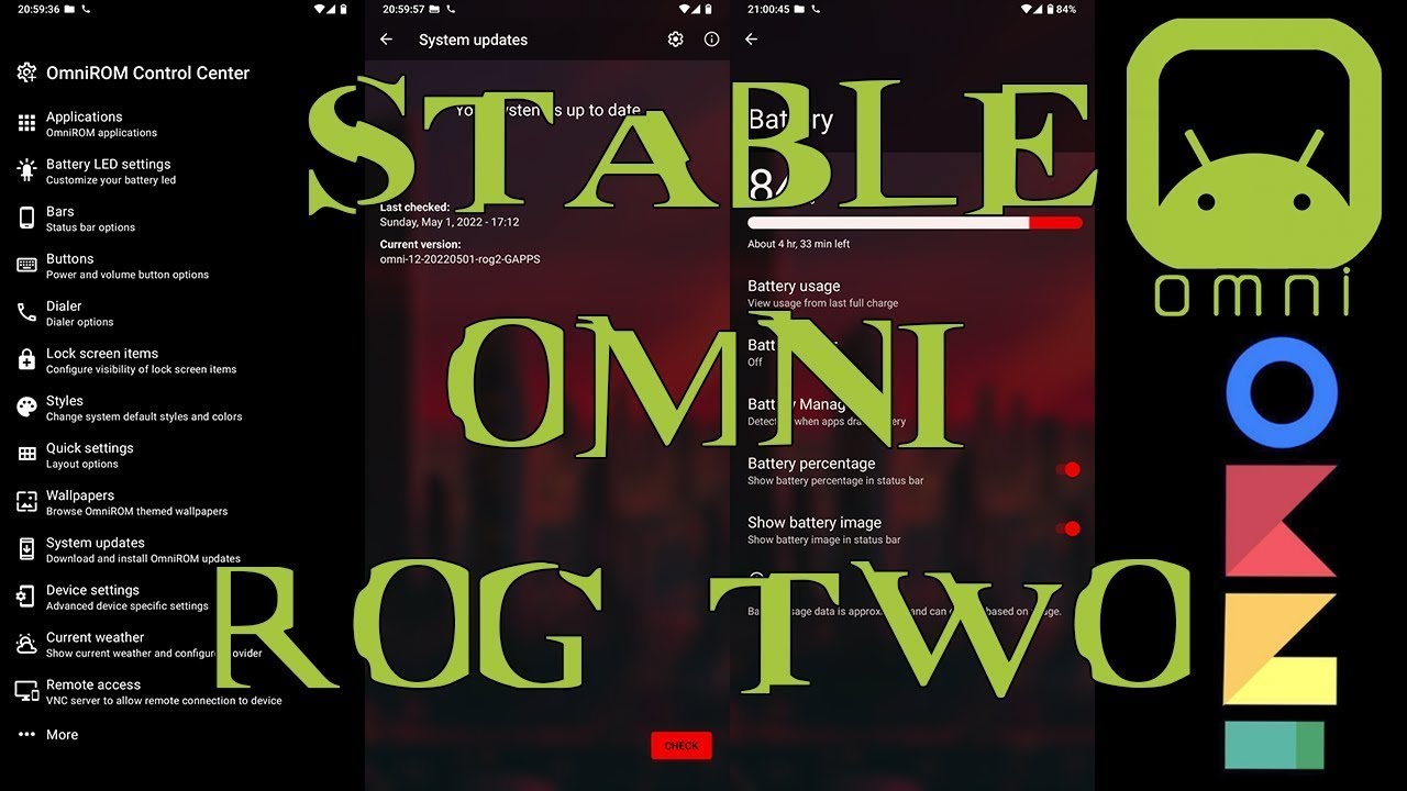 Finally installing Omni Android 13 On Asus Rog Phone 2 from scratch | Dual Stock flash