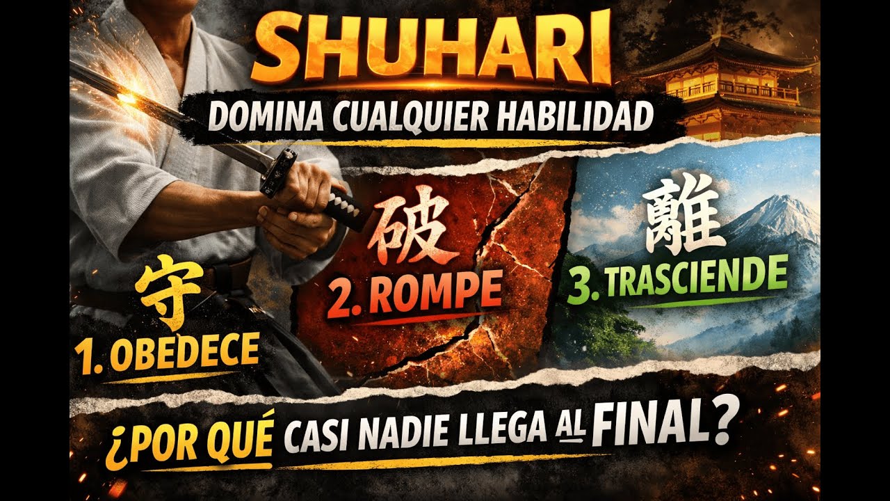 SHUHARI: Cómo se Domina Realmente Cualquier Habilidad (Y por Qué Casi Nadie Llega al Final)
