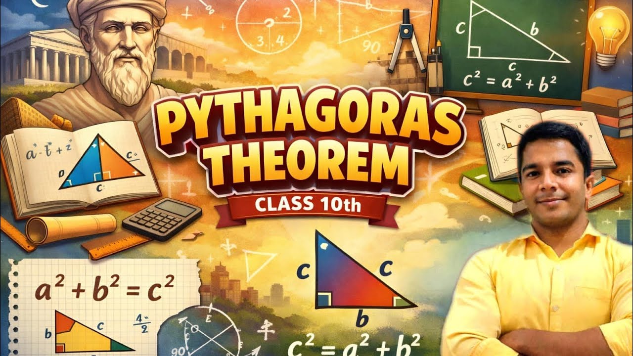 “Pythagoras Theorem One Shot 🔥 Full Concept in One Video!”#Pythagoras#OneShot#class10 #Board2026