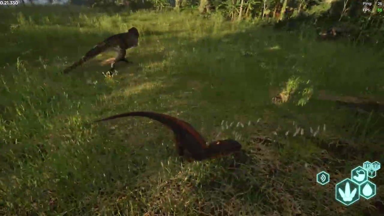 The Isle AU 1 - 1v1 Rex Vs Raptor!