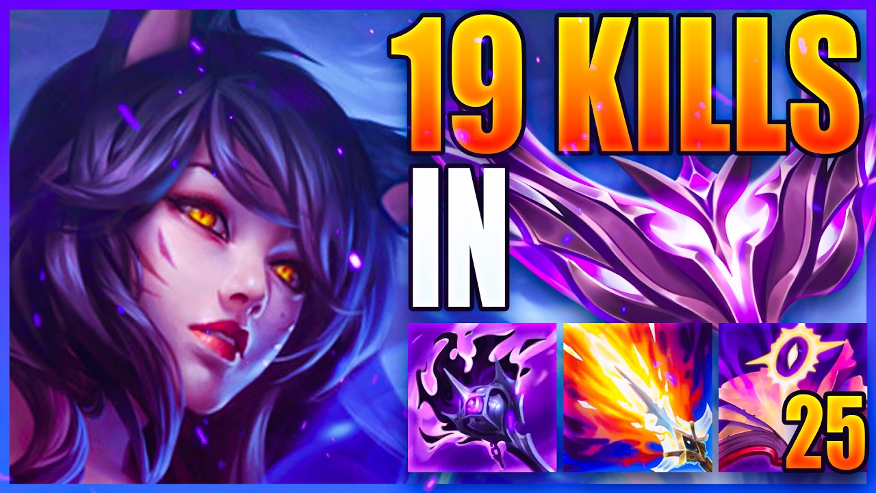 Rank 1 Ahri Drops 19 Kills in Master Elo