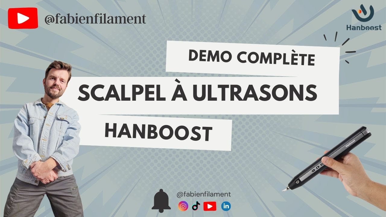 J&rsquo;ai test&eacute; le cutter Ultrasonique Hanboost : Gadget ou r&eacute;volution pour la 3D ? Le scalpel ultime ?