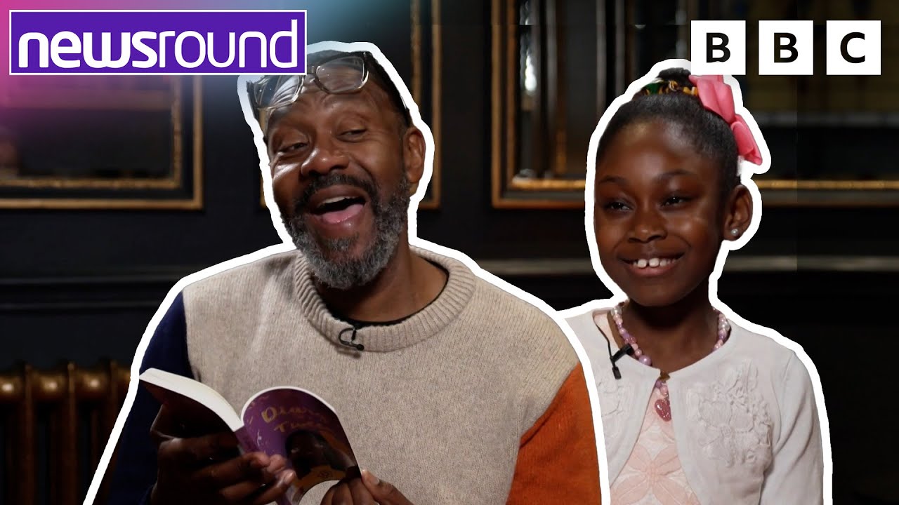 World Book Day 📖 Lenny Henry Meets Young Author | Newsround