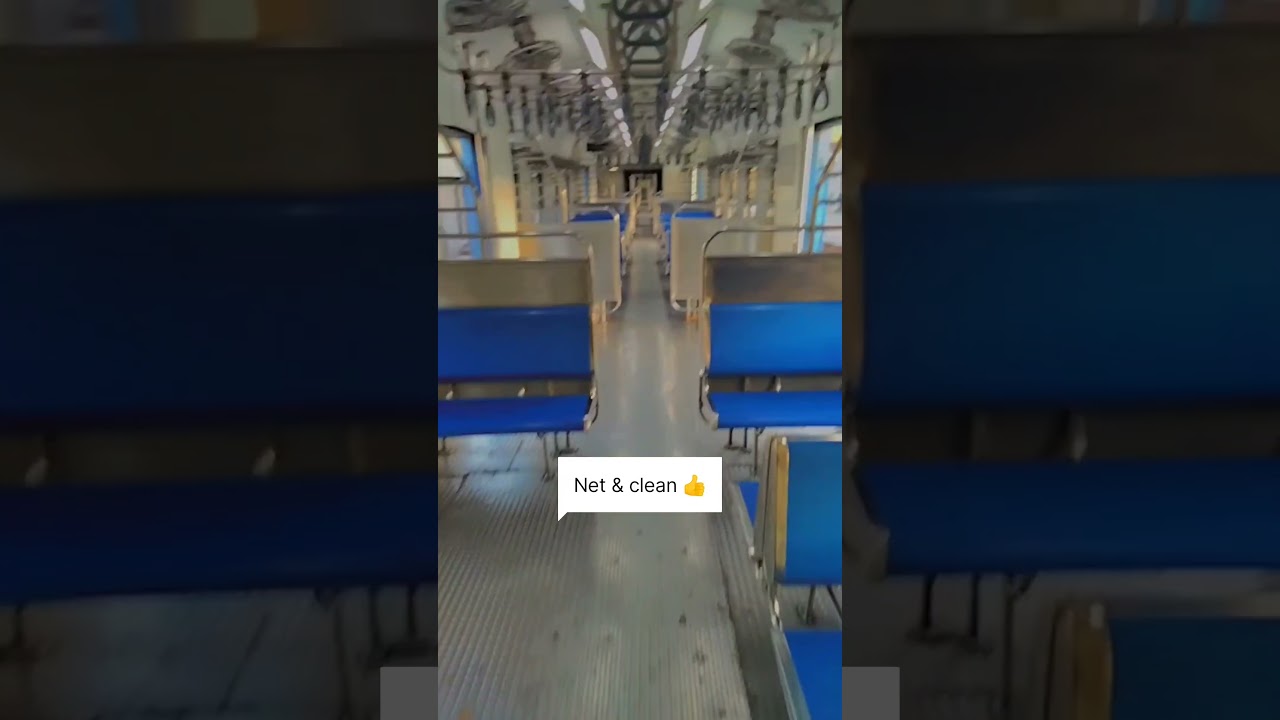 DEMU train Interior  #shorts #shortvideo #indianrailways #interior #demu #demutrain