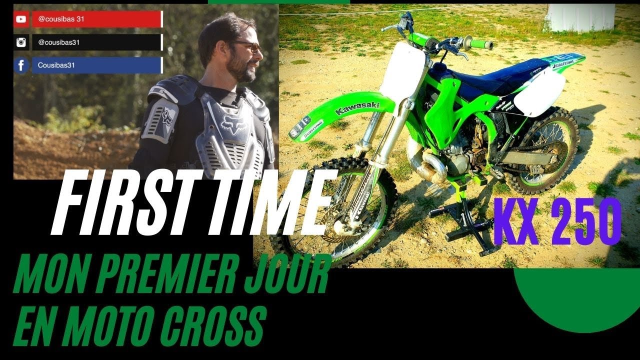 Mon premier jour en Motocross - pas simple le 250 KX