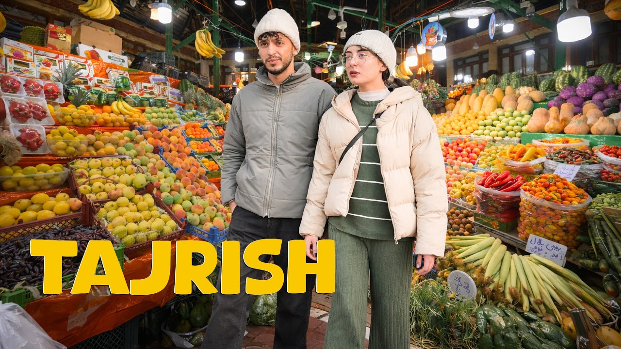 Iran’s CRAZIEST Bazaar! Tajrish Street Food Tour, Tehran 🇮🇷