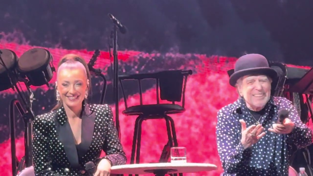 Mara Barros y Joaquín Sabina “Una canción para la Magdalena”.  Miami, 22 de febrero, 2025