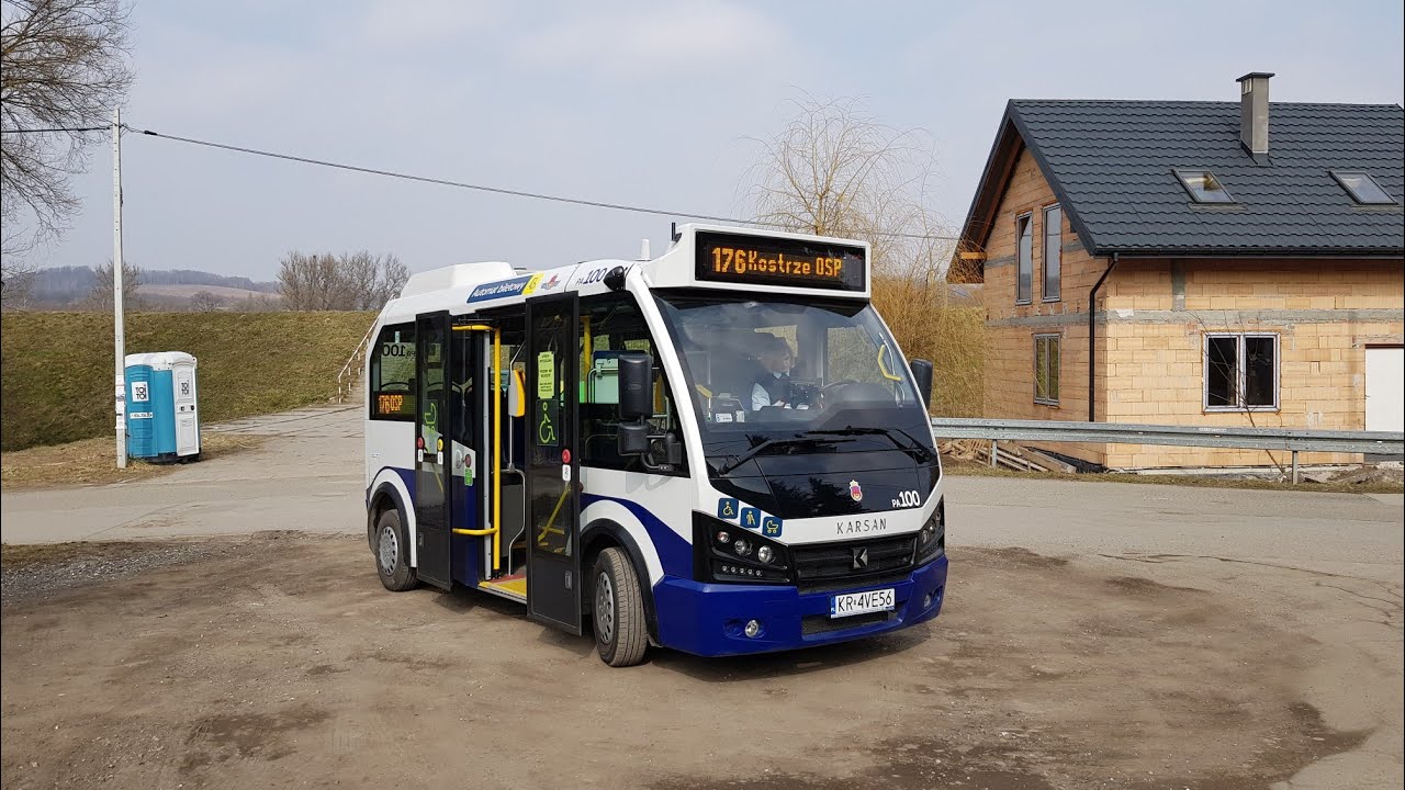 Najmniejszy autobus w MPK Krak&oacute;w 😳 Karsan Jest
