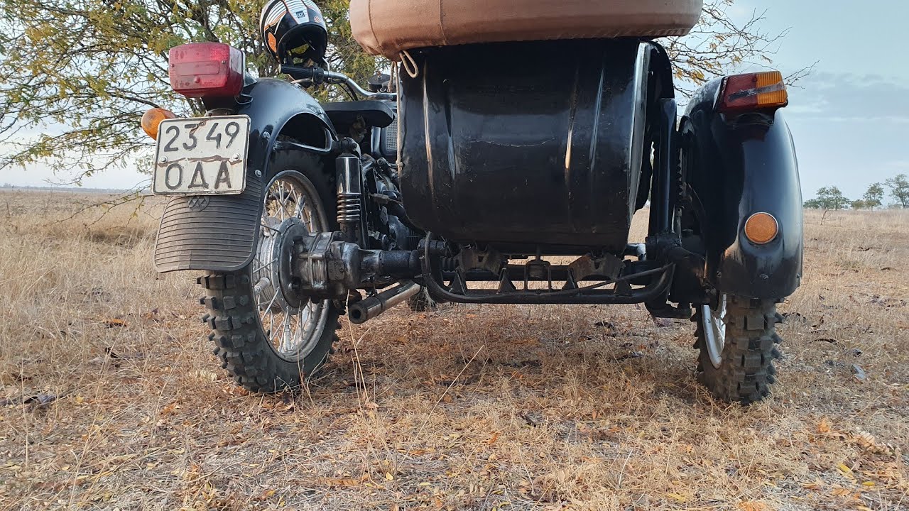 Sidecar Днепре 16-м, на сутки (ч-1)
