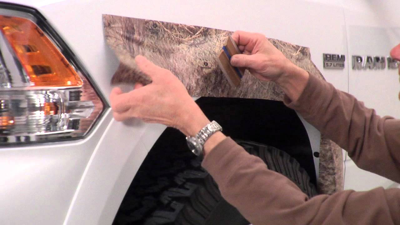Mossy Oak Graphics Fender Flare Kit Wheel Accent Camo Installation Instructions