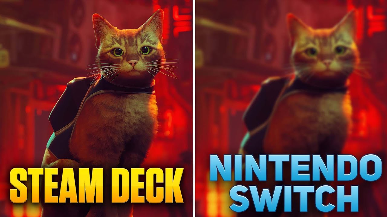 Steam Deck vs Nintendo Switch - Stray