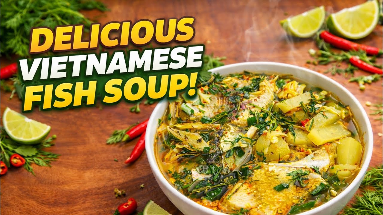 I Didn’t Expect This Vietnamese Fish Soup to Taste This Good #vietnamesefood 