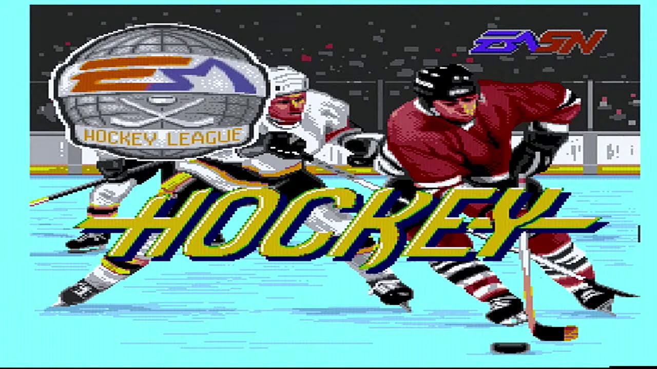 EA Hockey Mega Drive Actual Hardware