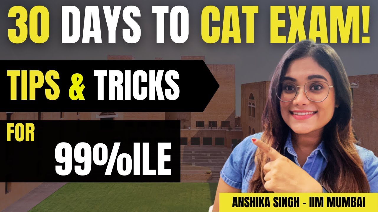 30 Days to CAT Exam - Strategy to crack CAT exam | #catexam2024