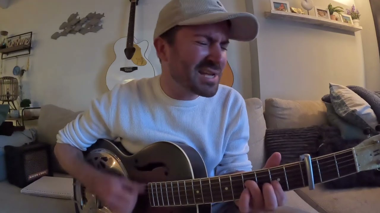Walking in the sun Fink cover acoustic..
