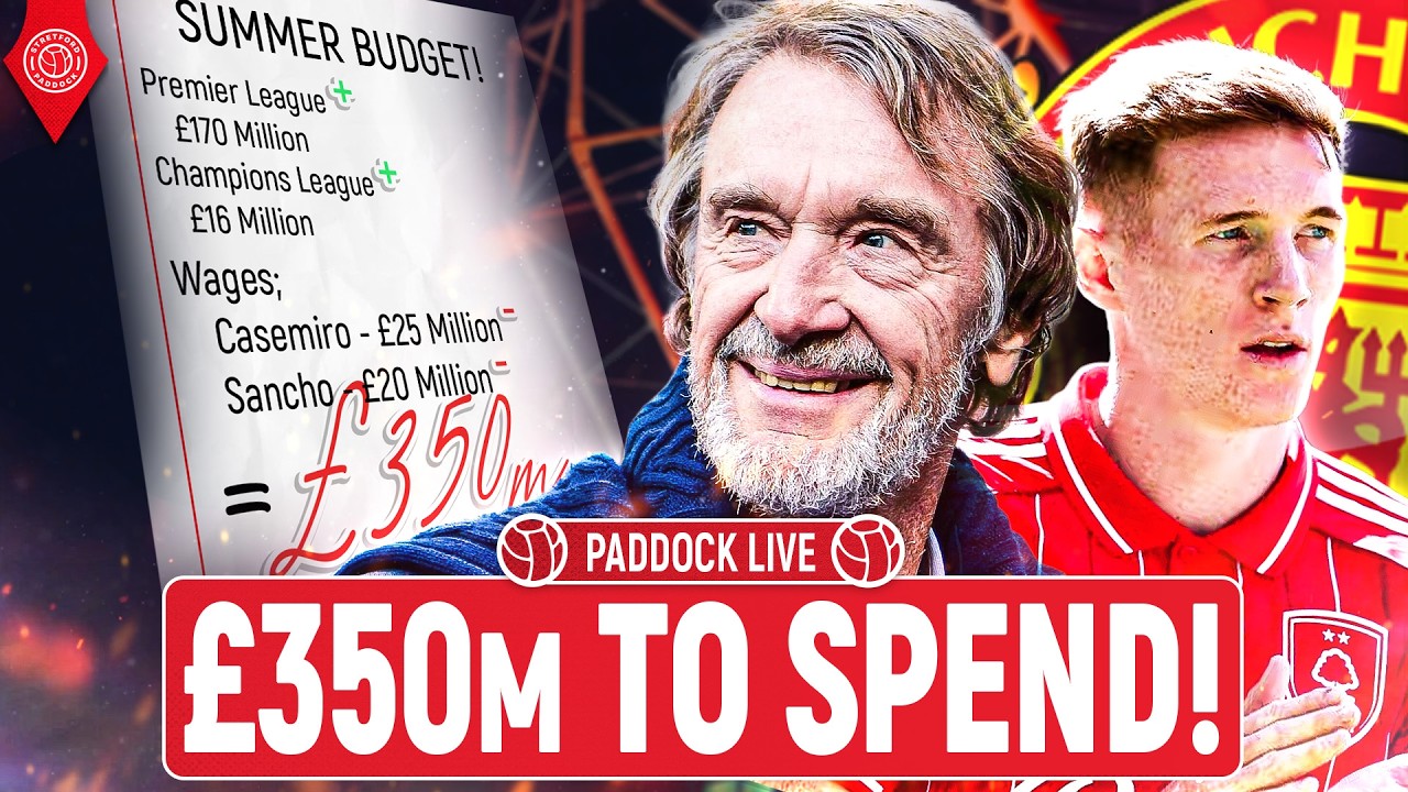 Manchester United Plan For HUGE Summer Spending Spree?! | Paddock LIVE