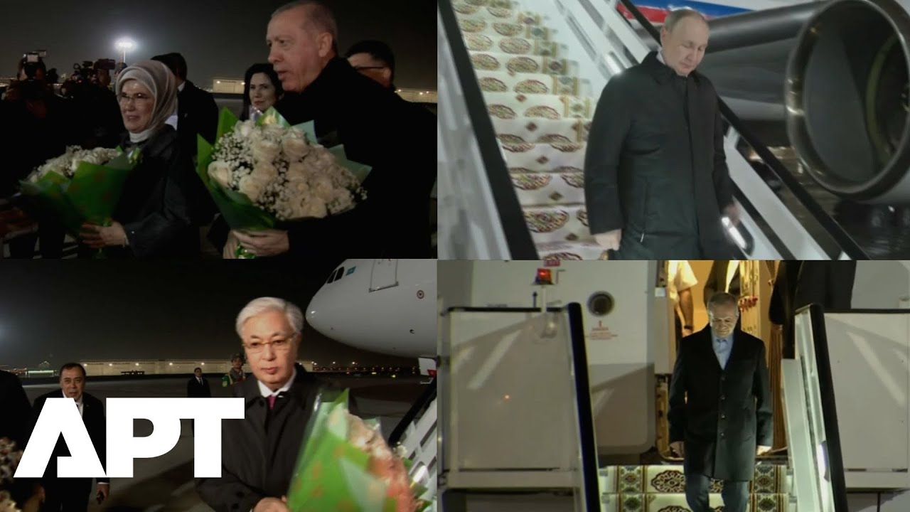 WATCH | Putin, Erdogan, Pezeshkian and Other World Leaders Receive Grand Welcome in Ashgabat | APT