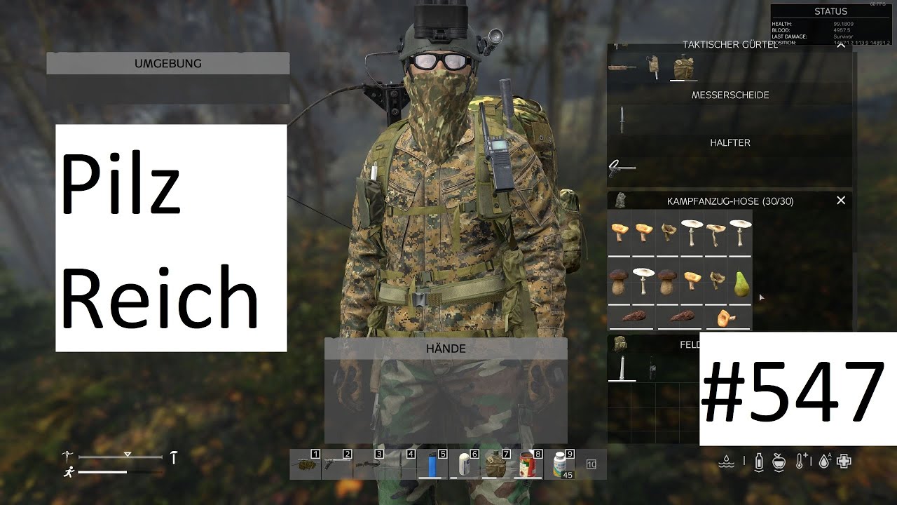 DayZ Let's play #547 (Deutsch) Zu viele Pilze [QHD]