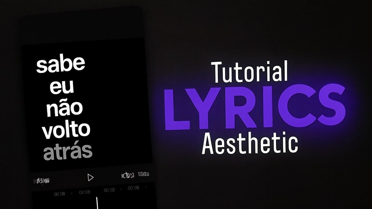 Tutorial Como Fazer Lyrics Videos pelo celular! 📲 (CapCut) 