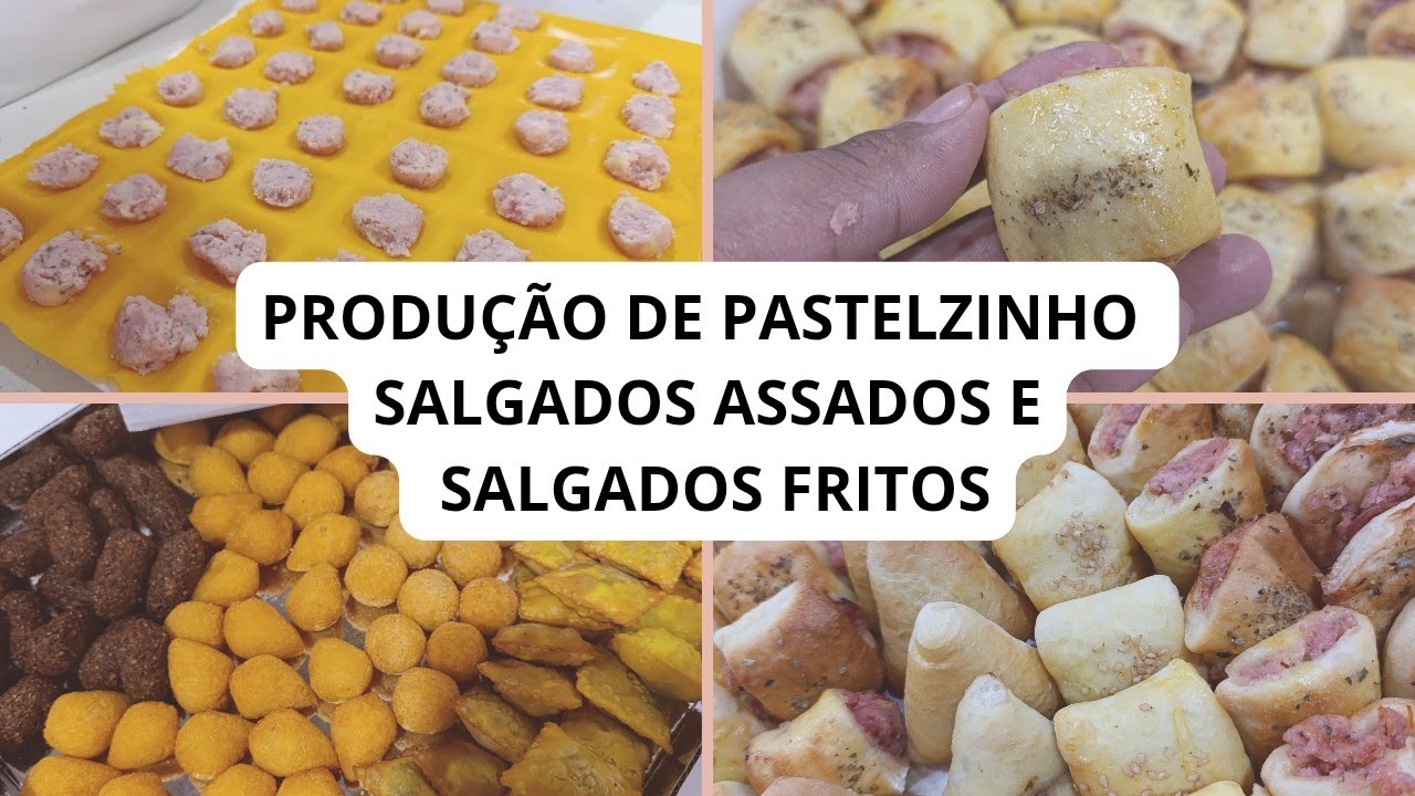 PRODUÇÃO DE PASTELZINHO / ASSADOS / FRITOS / ESTAMOS SEM ESPAÇO PARA ARMAZENAR SALGADOS 