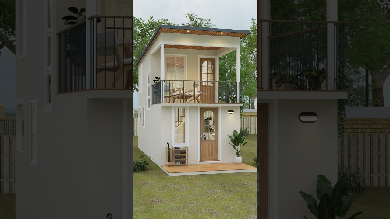 👆🏻 Click above to watch the full video #17 #tinyhouse #twostoreyhouse #interiordesign #architecture