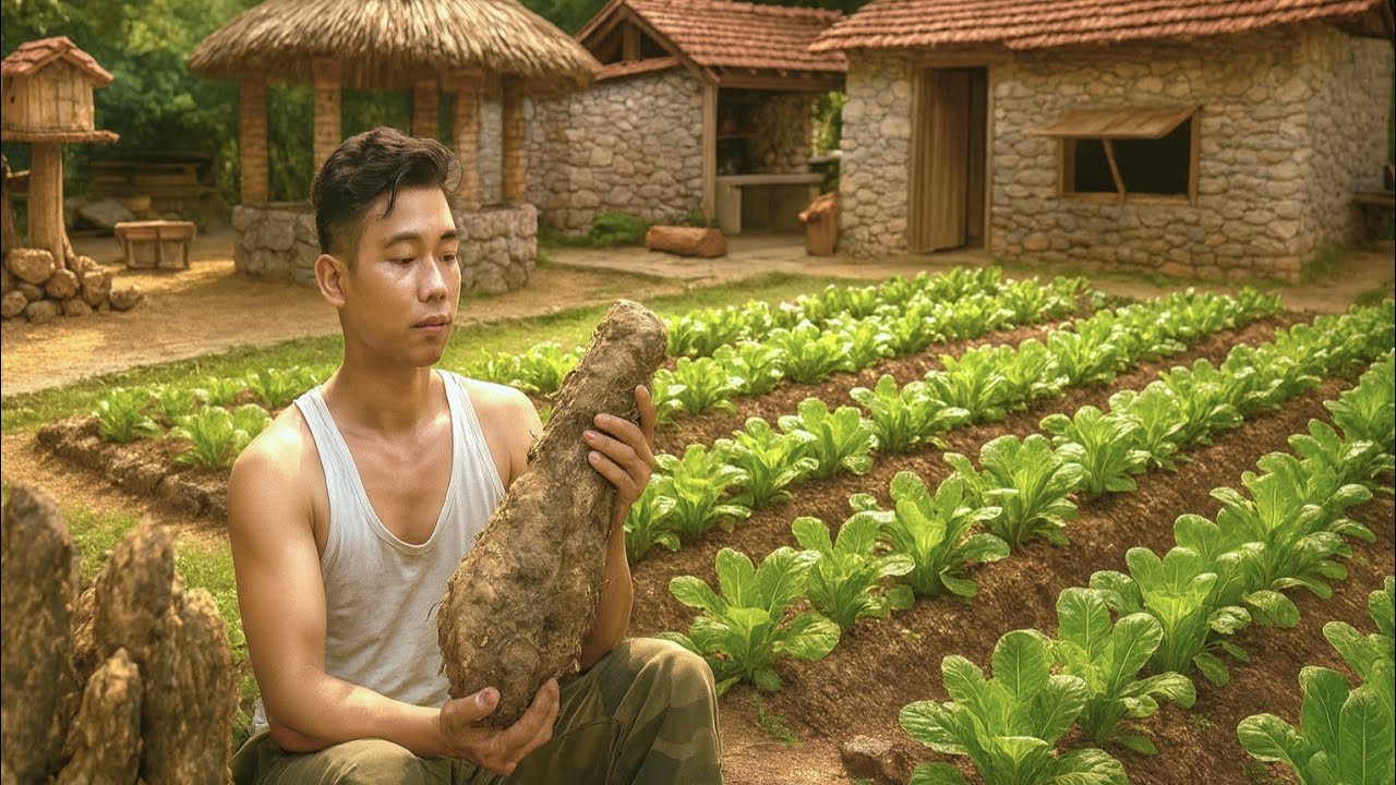 Life in the Forest – Harvesting Yam and Building a Self-Sustainable Farm